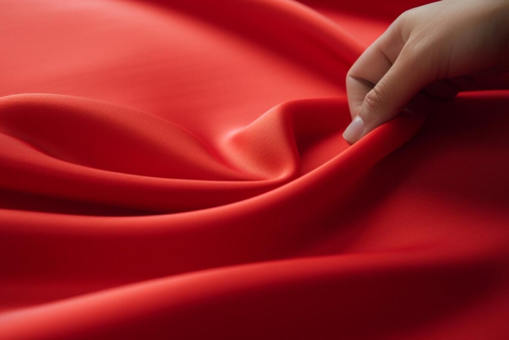 Silk/Viscose Georgette Roman White Devore - Silk Fabric