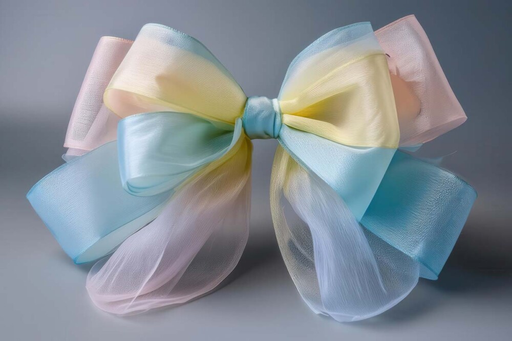 bow of organza